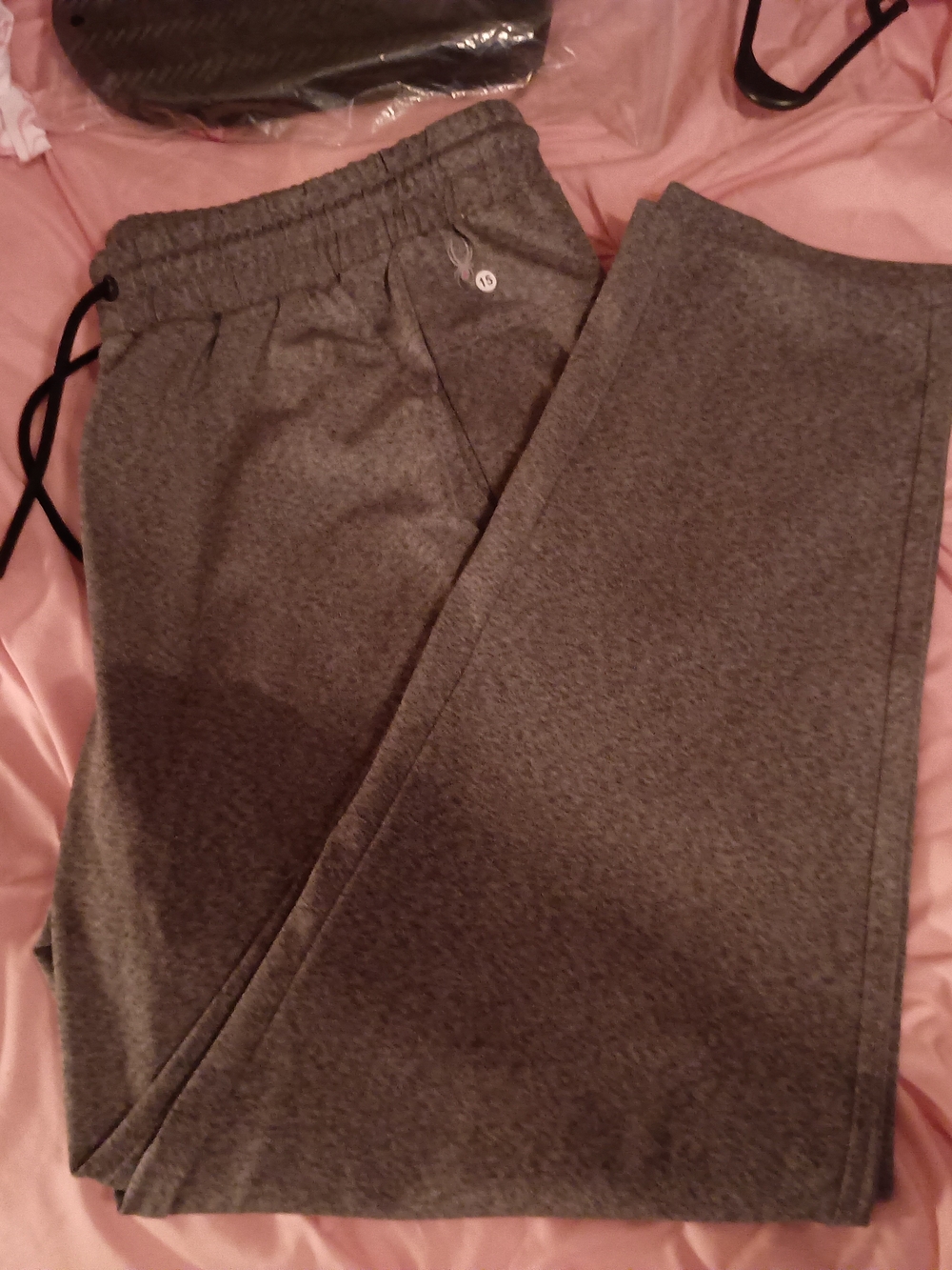 Spyder Women's Gray Track Joggers with Elastic Waist